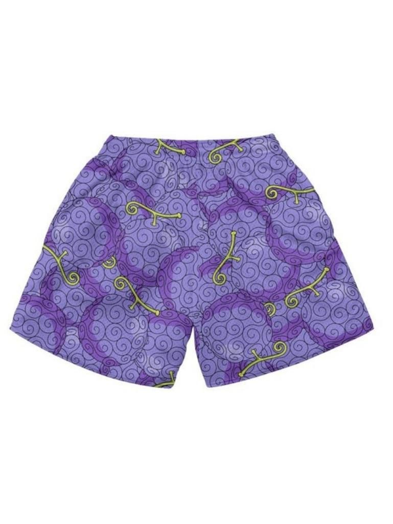 LUFFY DEVIL FRUIT SHORTS Kawaii Side