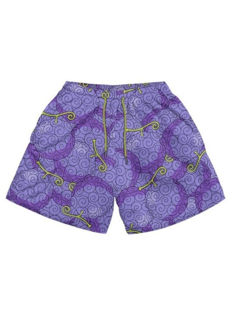 LUFFY DEVIL FRUIT SHORTS Kawaii Side