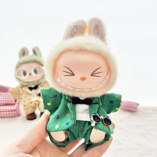 Green Trend Suit Four-Piece Set (Labubu Not Included)