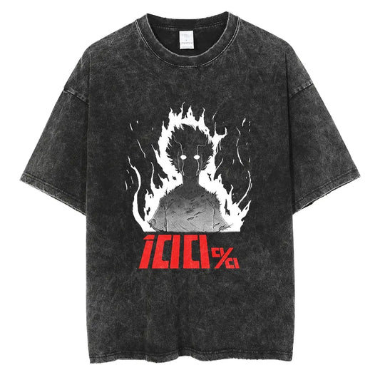 Mob Psycho 100% Vintage Tee - Kawaii Side