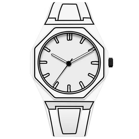 Cartoon Style 2D Watch Kawaii Side