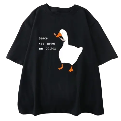 "Peace Was Never An Option" T-Shirt GatoGeek