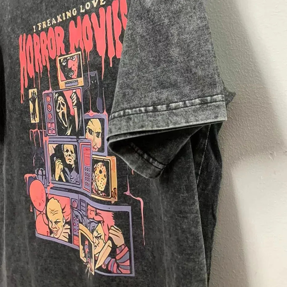 Horror Movie T-Shirt Kawaii Side