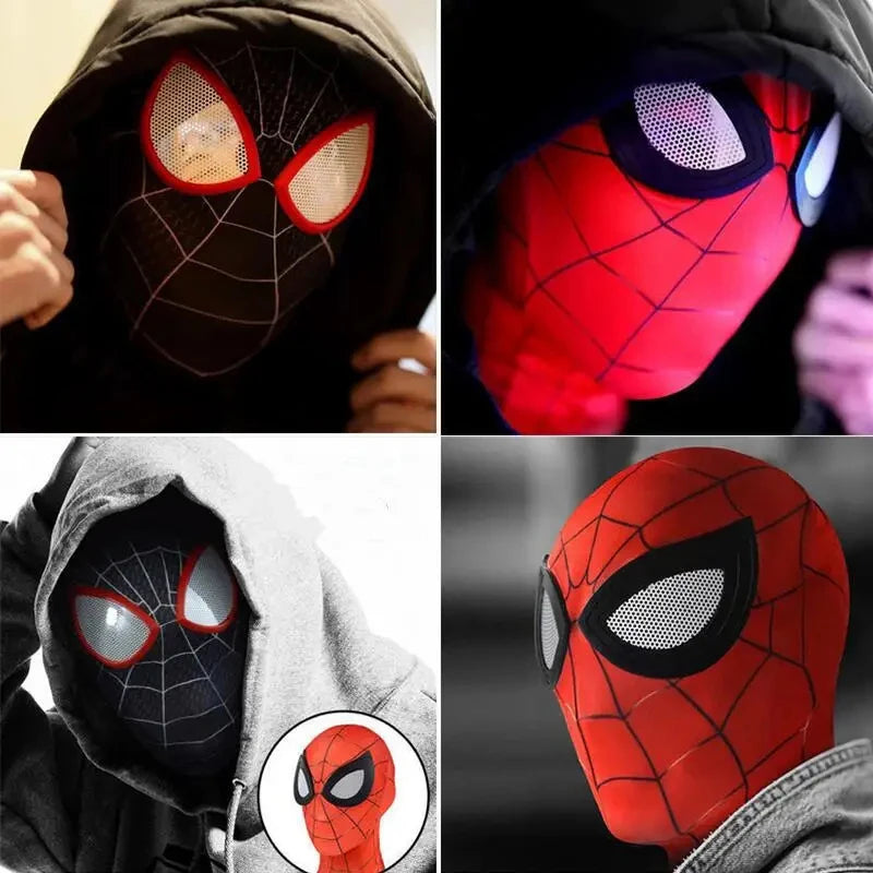 Spiderman Cosplay Costume Mask Kawaii Side