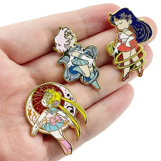 Kawaii Sailors Enamel Pin