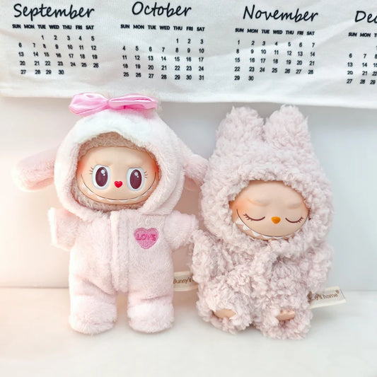 Cute Labubu Outift Little Lamb and Bunny (Labubu Not Included)
