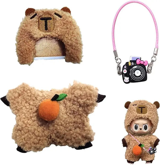 Labubu Capybara Cute Outfit (Labubu Not Included)