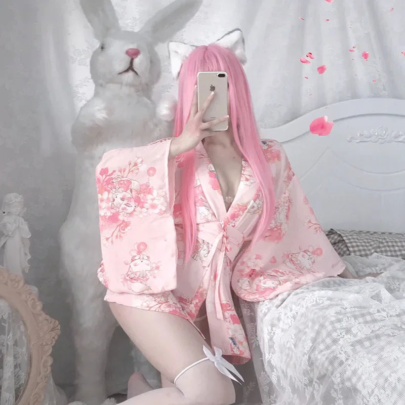 Kawaii Sexy Kimono Kawaii Side