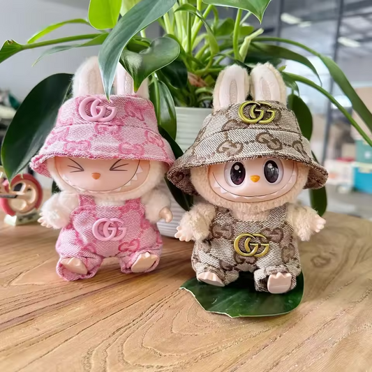 Gucci-Inspired Labubu Outfit Set - (Labubu Not Included)