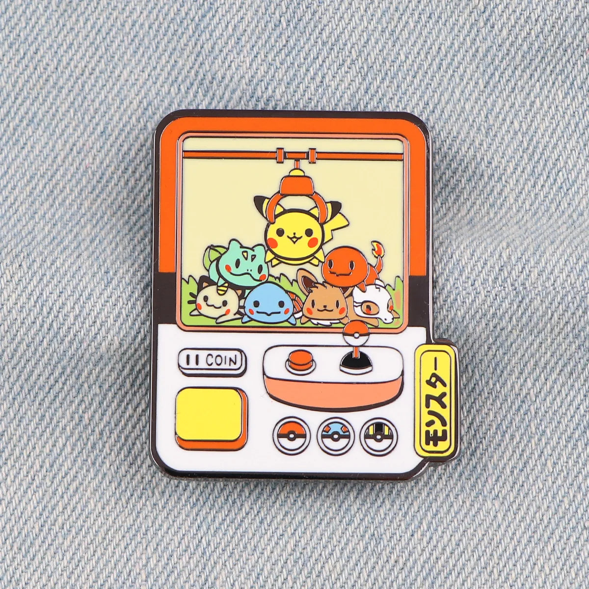Pokegacha Cute Enamel Pin Kawaii Side
