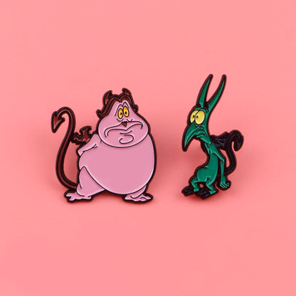 Pain and Panic Demons Enamel Pin