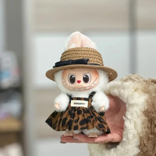 Labubu Leopard Skirt Dress Outfit (Labubu Not Included)