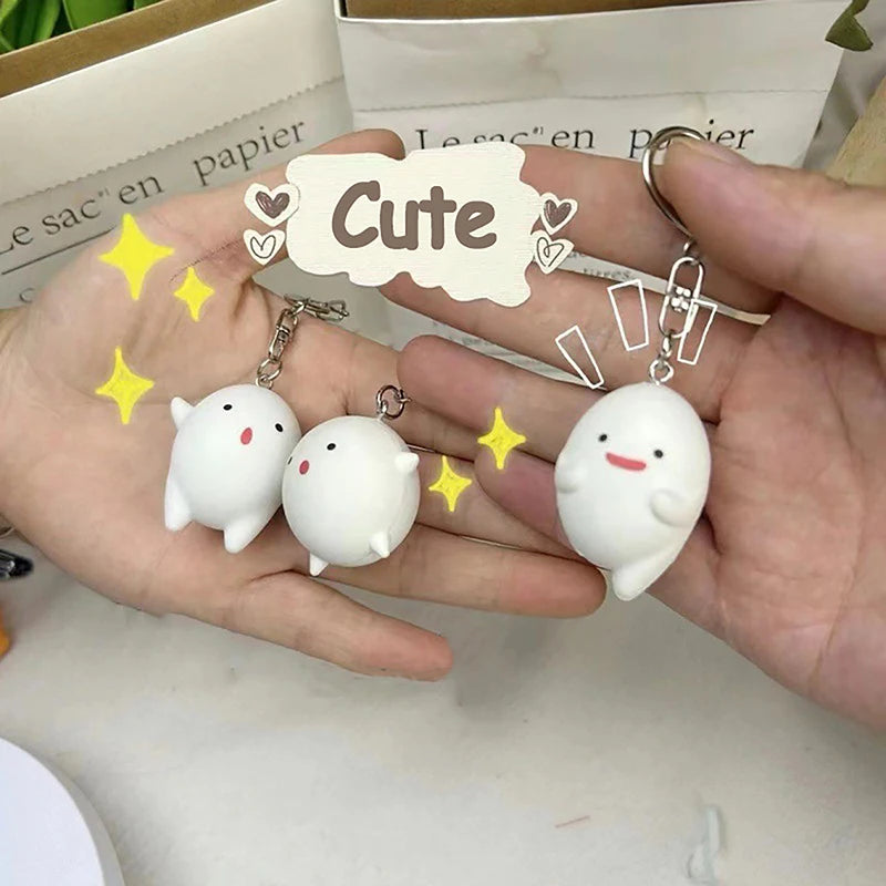 Warawara Kawaii Keychain Set Kawaii Side