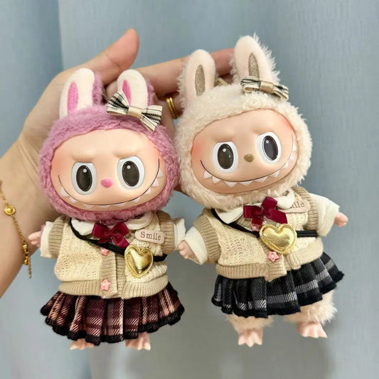 Labubu Kawaii Korean College Clothes (Labubu Not Included)