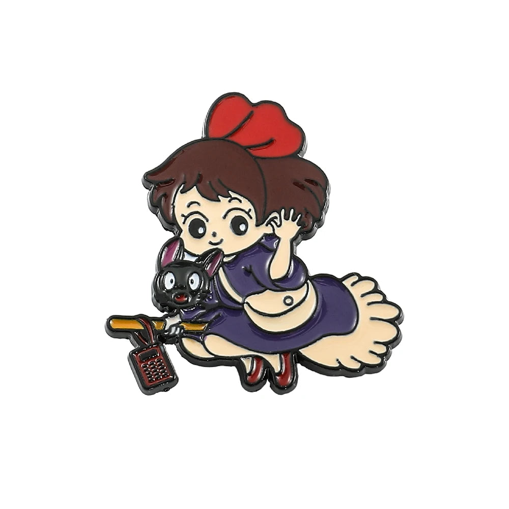 Kawaii Ghibli Enamel Pin Kawaii Side
