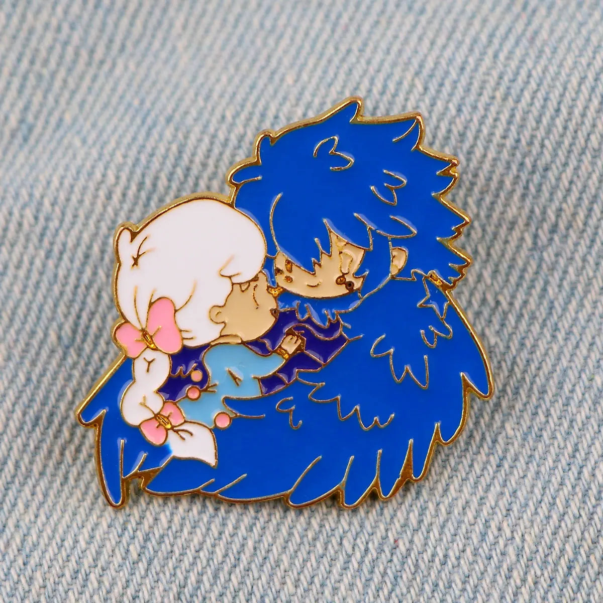 Kawaii Japanese Enamel Pin Kawaii Side