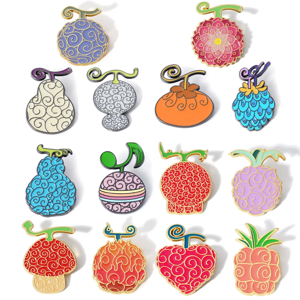 Devil Fruit Special Limited Edition Enamel Pin Kawaii Side