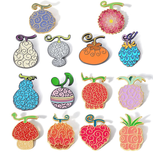 Devil Fruit Special Limited Edition Enamel Pin Kawaii Side