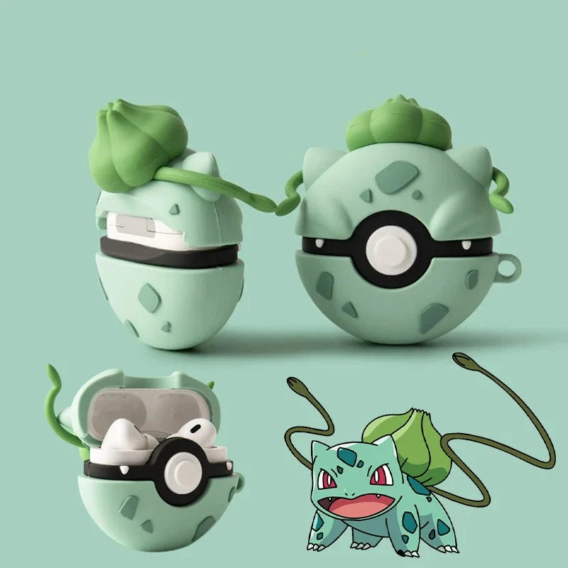 Bulbasaur 3D Airpod Case Kawaii Side