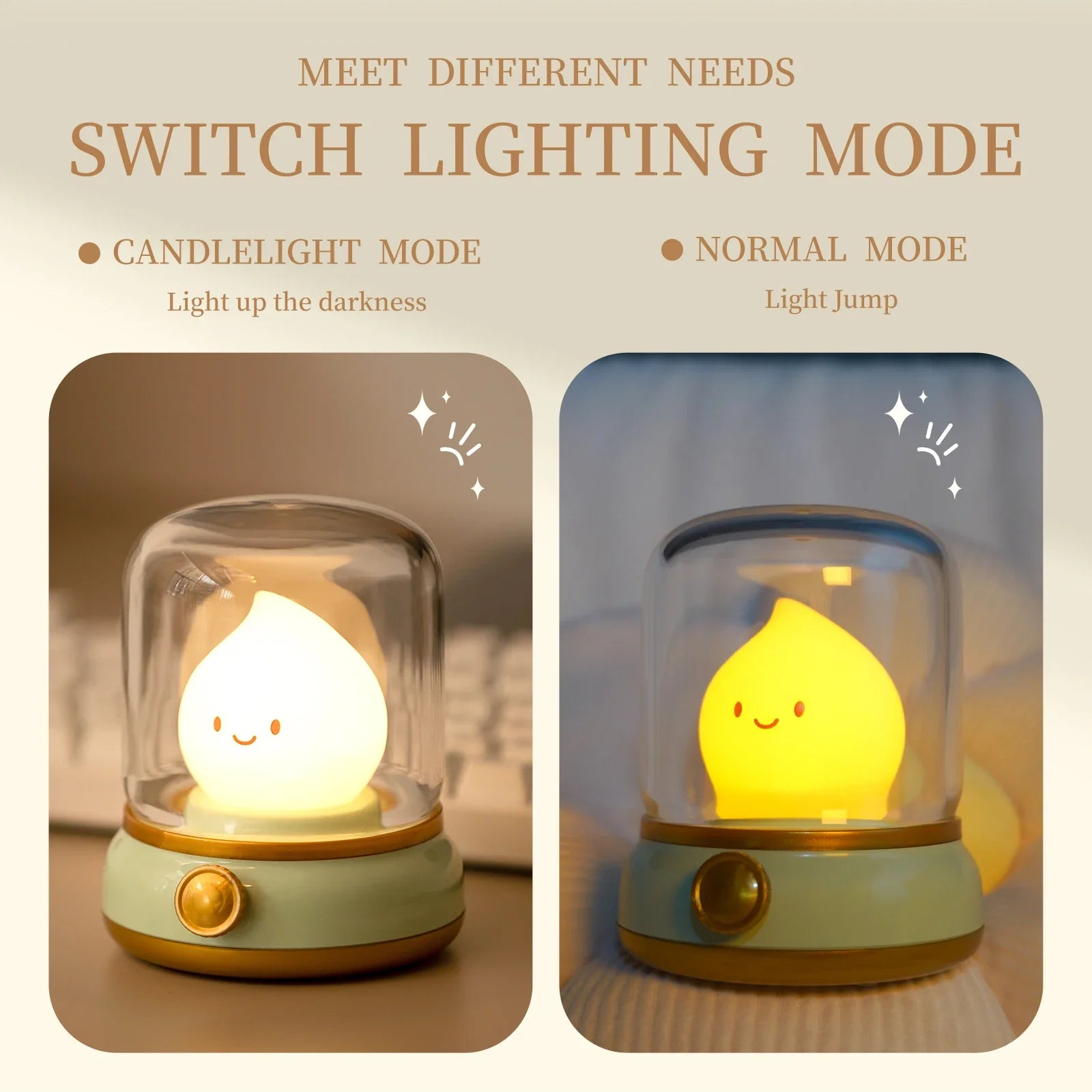 My Flame Friend Cozy Lamp Kawaii Side