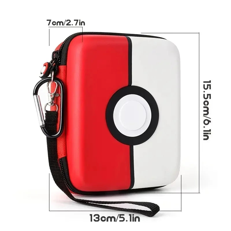 Poke Hard-Shell Bag Storage Holds 400+ Card Kawaii Side