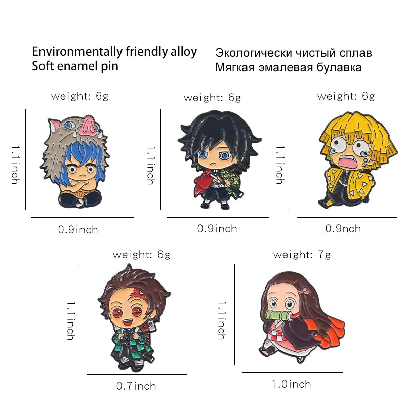 Limited Edition Chibi Enamel Pin Kawaii Side