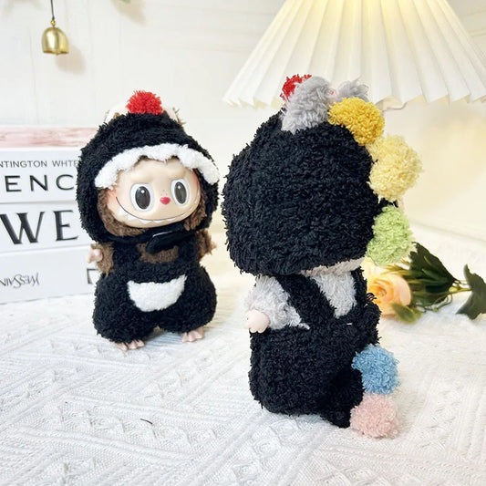 Labubu Kawaii Black Dinosaurs Costumes (Labubu Not Included)