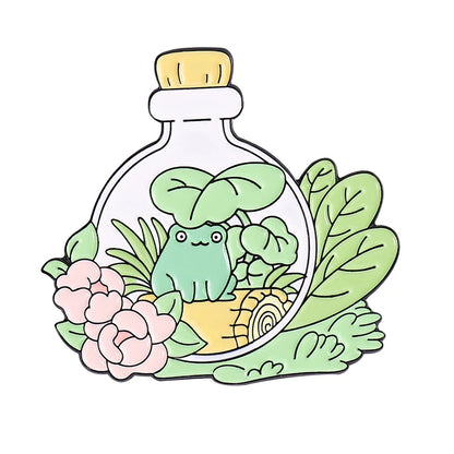 Animal Plant Enamel Pin