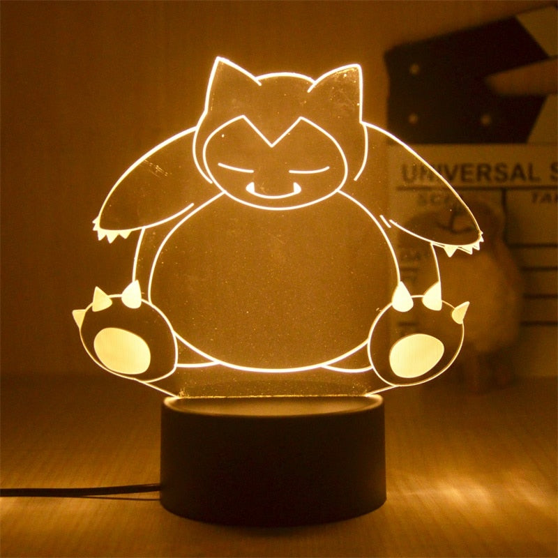 Poke 3D Night Lights GatoGeek
