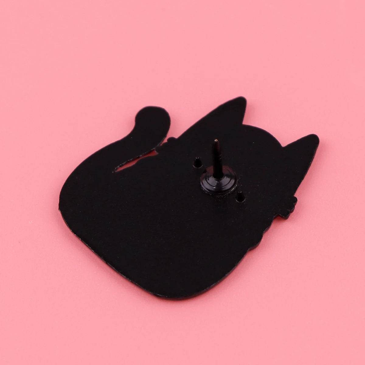 Harry Kitten Enamel Pin Kawaii Side