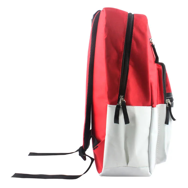 Poke Adventure Backpack Kawaii Side