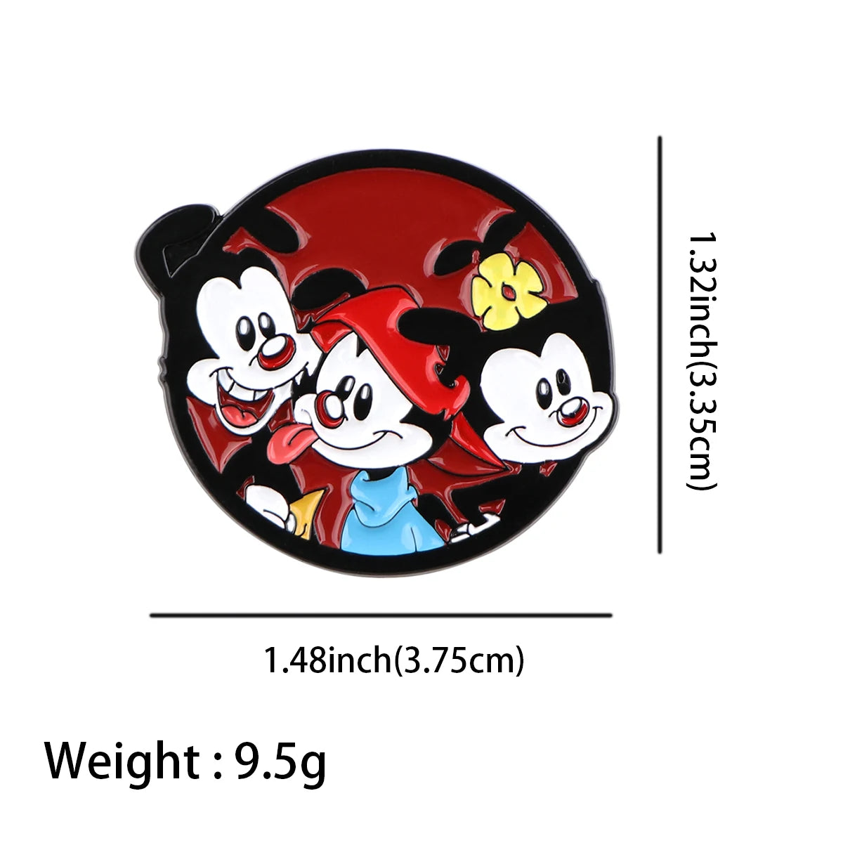 Vintage Cartoons Enamel Pin