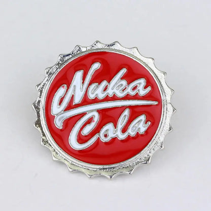 Movie Game FALL-OUT Peripheral Enamel Pin Bottle Opener Keychain Creative Brooch Badge Jewelry Personalized Accessories Kawaii Side