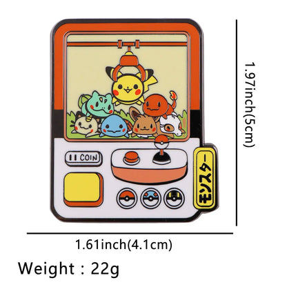 Pokegacha Cute Enamel Pin Kawaii Side