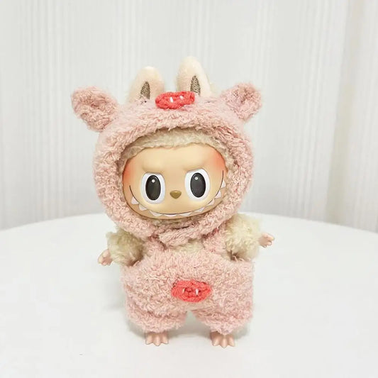 Pink Overall Outfit (Labubu Not Included)