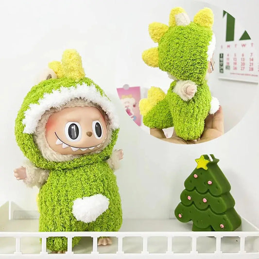 Green Dino Outfit (Labubu Not Included)