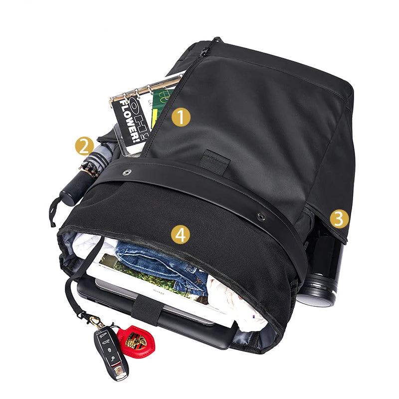 Anti Theft Casual Backpack Kawaii Side