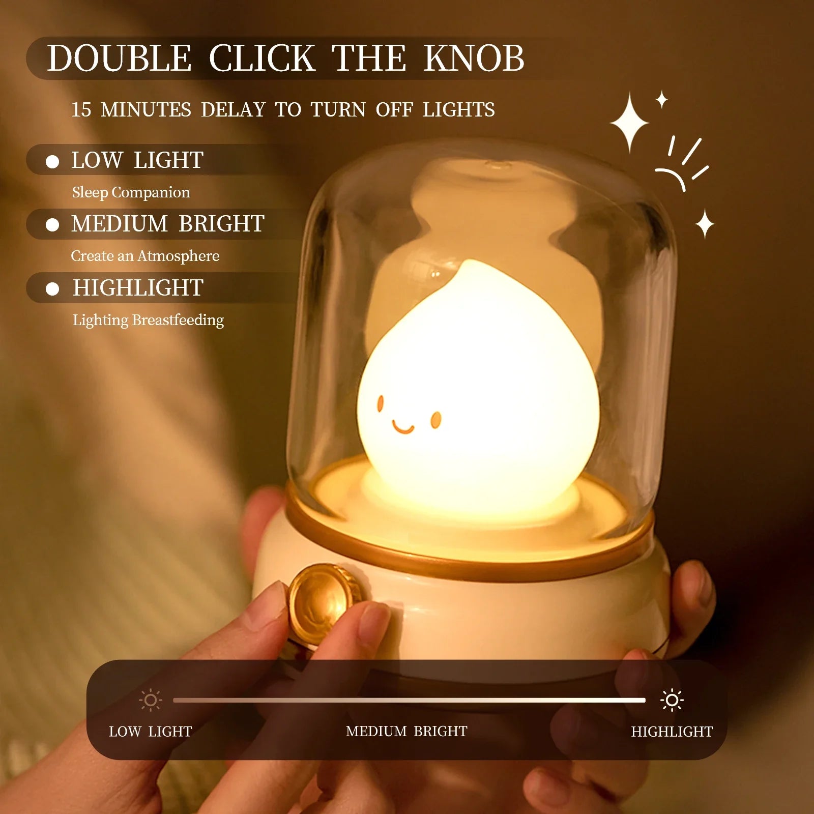 My Flame Friend Cozy Lamp Kawaii Side