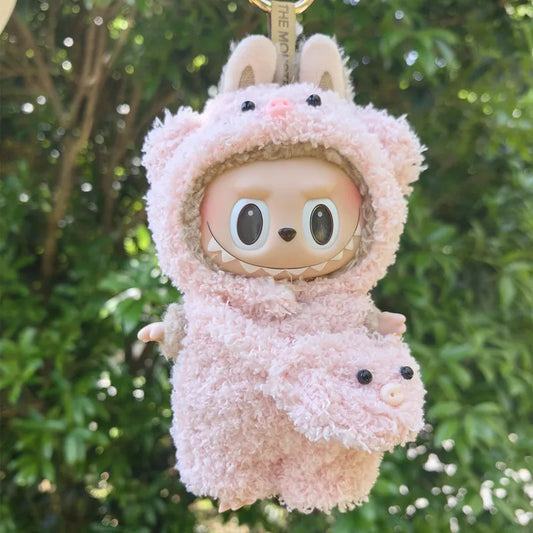 Pink Piglet Outfit (Labubu Not Included)