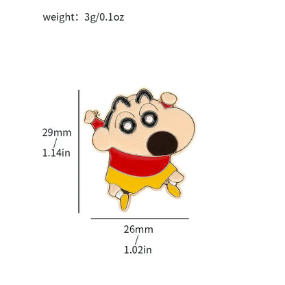 Anime Cartoon Kid Enamel Pin