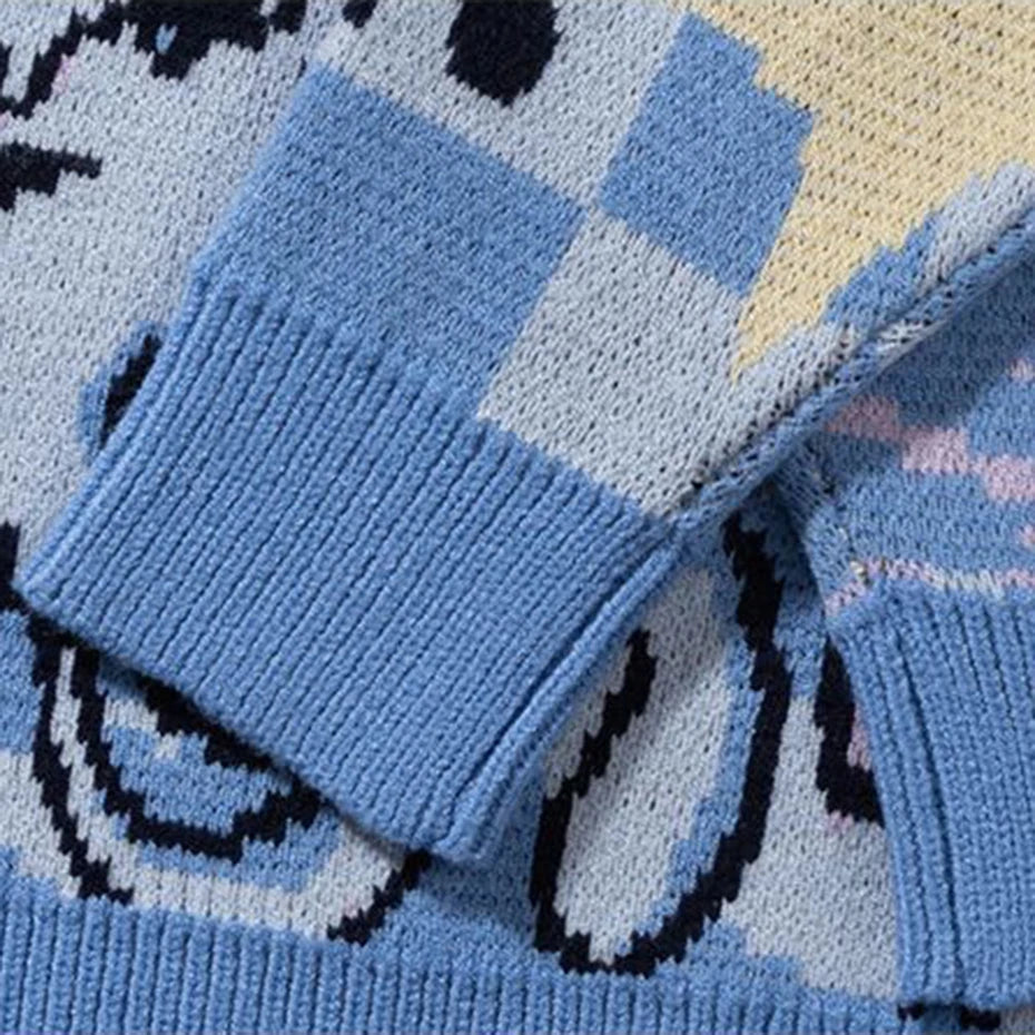 Harajuku Oversized Sweater Kawaii Side