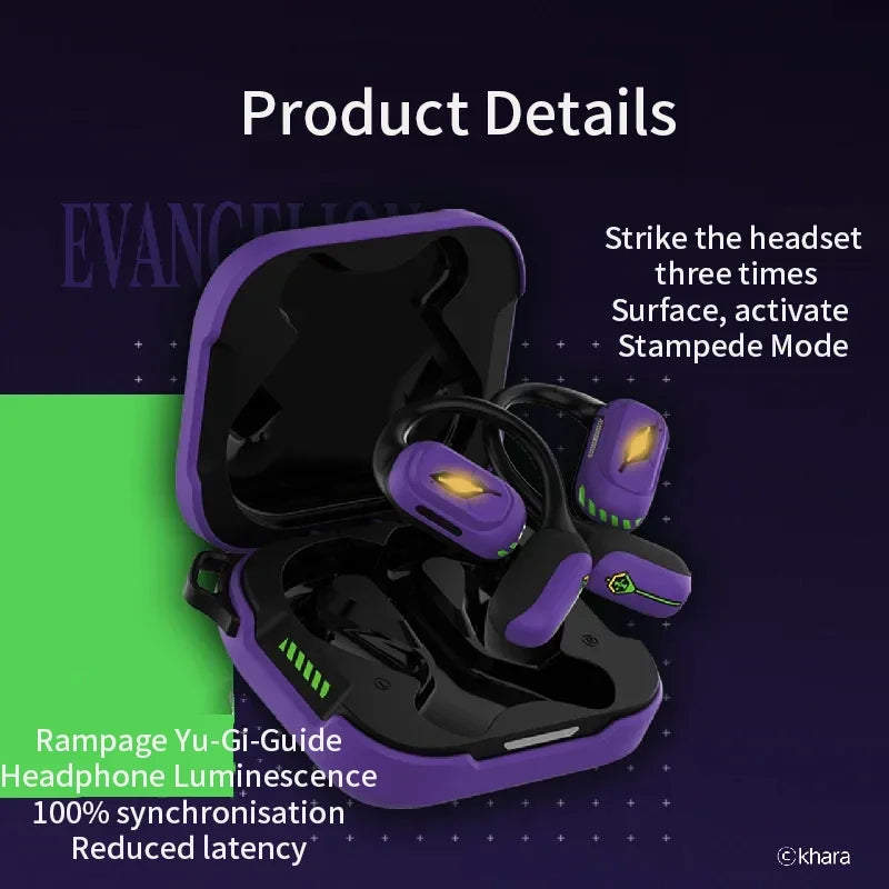 Evangelion Especial Limited Edition Headset Earbud Kawaii Side