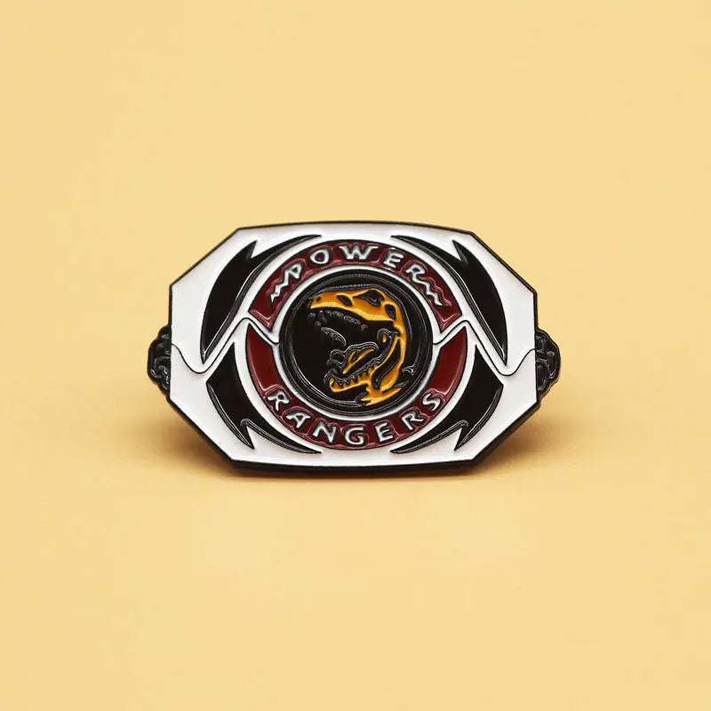 Mini Ranger Scroll Pin White Ranger Enamel Pin – Kawaii Side