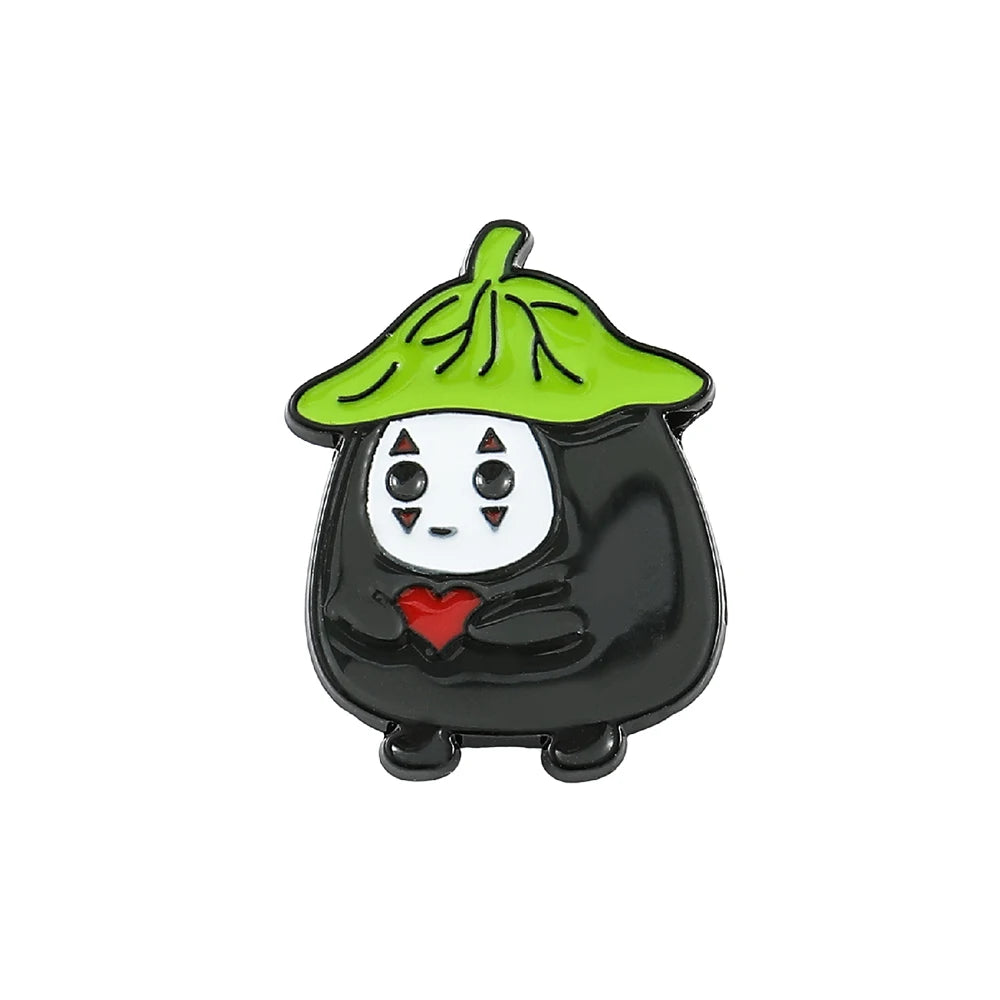 Kawaii Ghibli Enamel Pin Kawaii Side