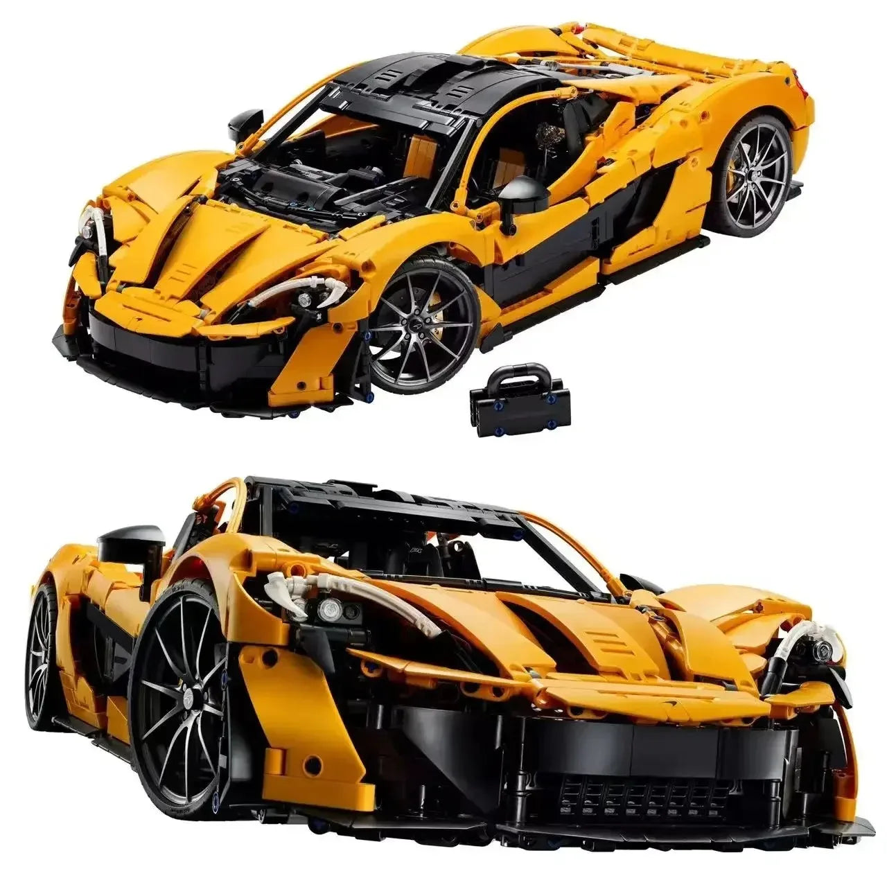 3893 Pcs Pcs Super Racing Car Building Blocks 1:8 Model Kawaii Side