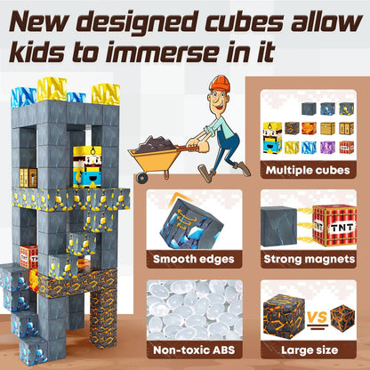 Magic Dungeon Magnetic Building Blocks Kawaii Side