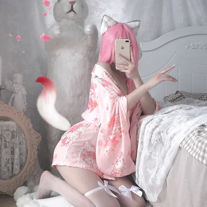 Kawaii Sexy Kimono Kawaii Side