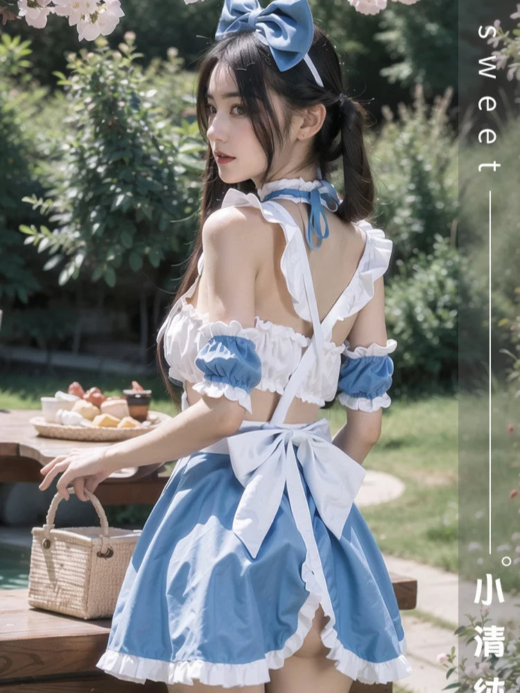Japanese Sexy Kawaii Maid Lingerie Kawaii Side