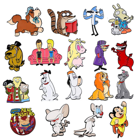 90s Cartoons Enamel Pin