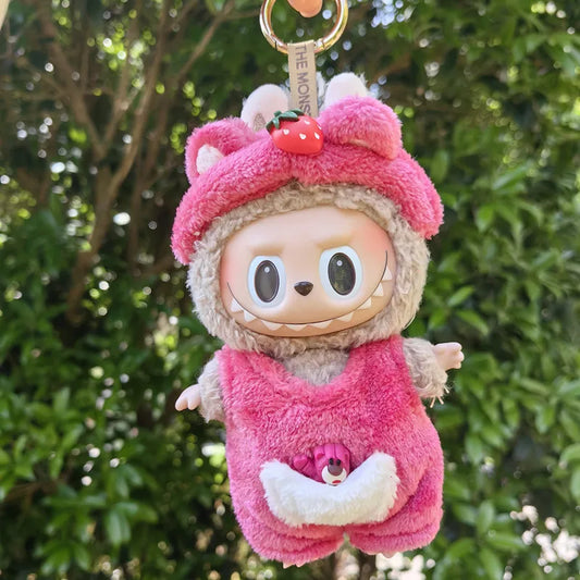 Strawberry Bear Outfit (Labubu Not Included)